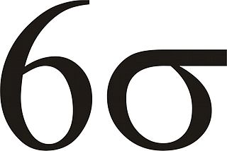 Closeup image of the Six Sigma symbol