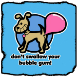 swallow gum
