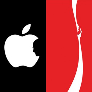 apple and Coca-Cola