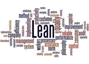 Lean methodology word graph