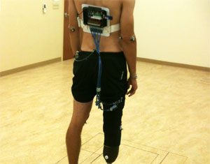 prosthetic leg feedback
