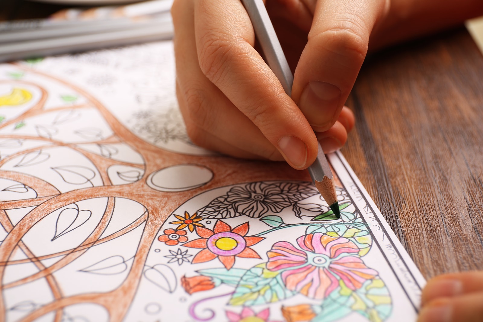 Adult Coloring Books for Mindfulness, Stress Relief & Emotional Wellbeing